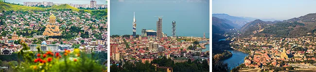 stolicy gruzii: tbilisi, batumi, mtsheta